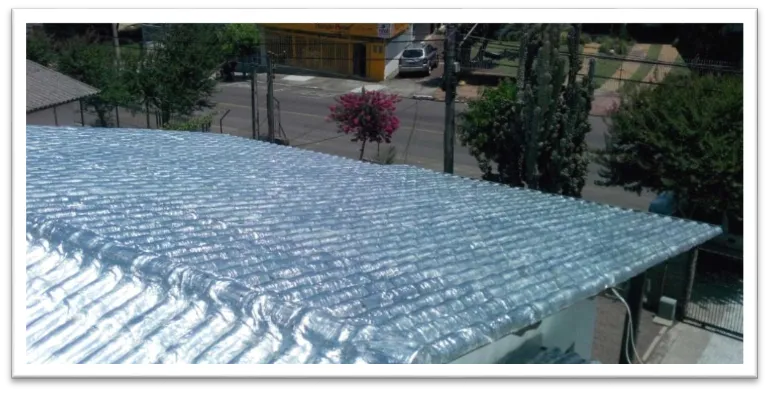 Instalação de Manta Aluminizada